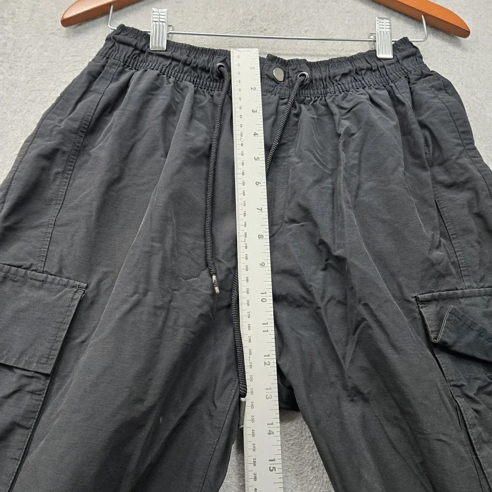 Jordan Men Activewear Pants M Black Flight Woven Cargo Straight 31